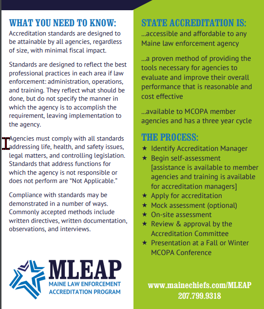 MLEAP (ME) Accreditation